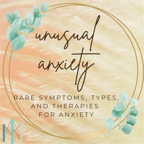 i feel odd|Unusual Anxiety Symptoms You Might Not Recognize .
